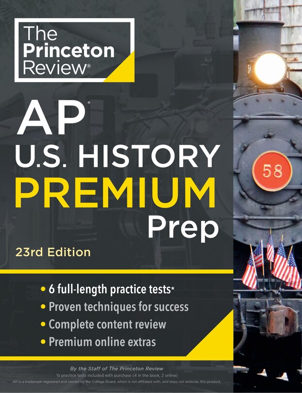 Front cover_Princeton Review AP U.S. History Premium Prep, 23rd Edition