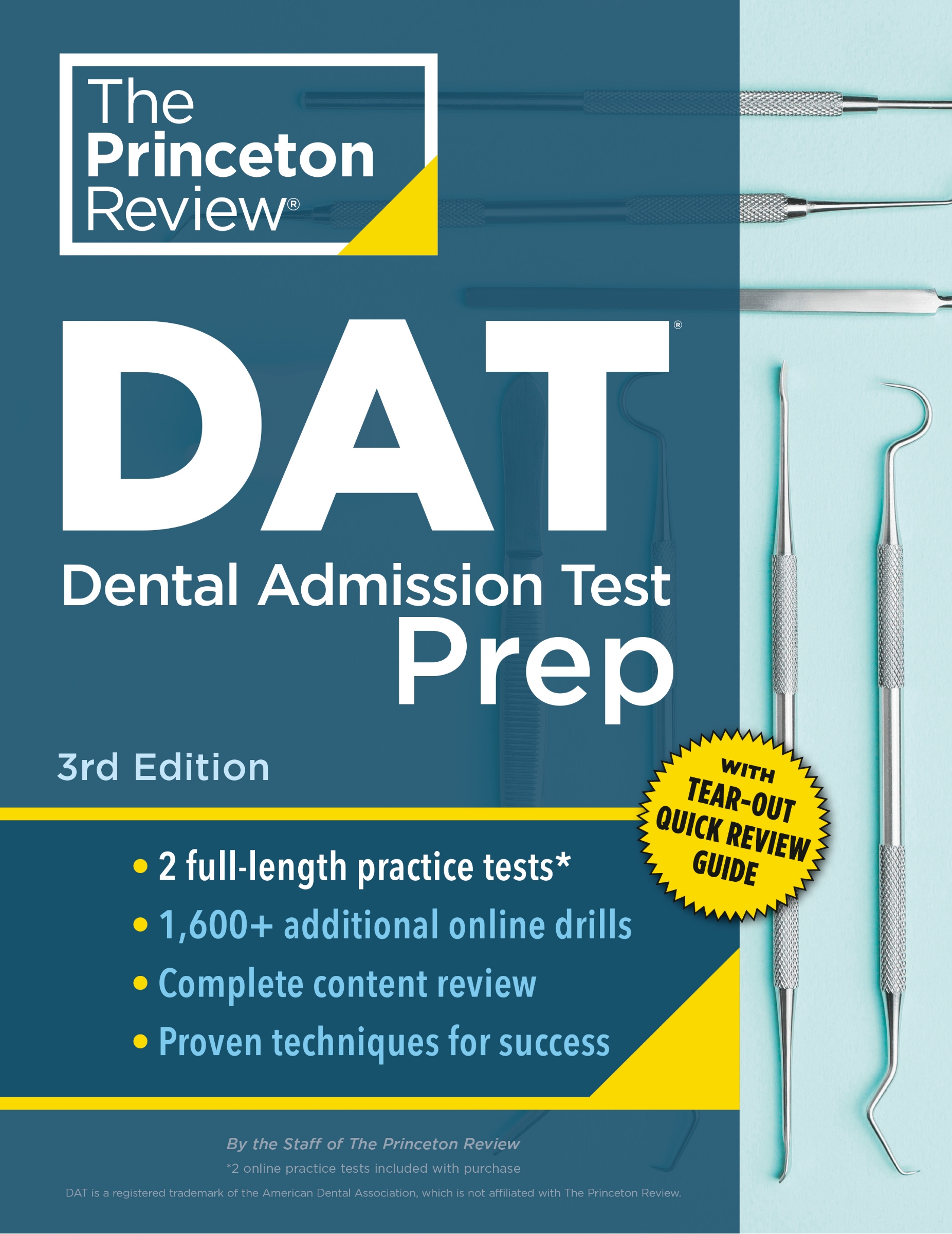 Couverture_Princeton Review DAT Prep, 3rd Edition