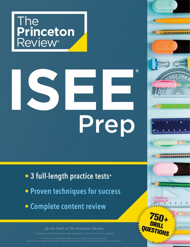 Couverture_Princeton Review ISEE Prep