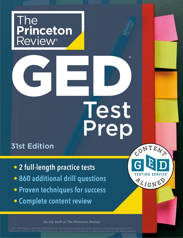 Front cover_Princeton Review GED Test Prep, 31st Edition