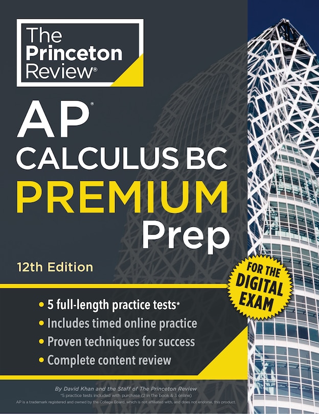 Front cover_Princeton Review AP Calculus BC Premium Prep, 12th Edition