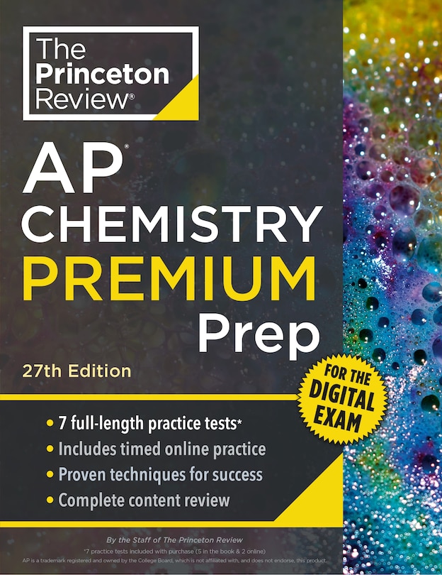 Front cover_Princeton Review AP Chemistry Premium Prep, 27th Edition