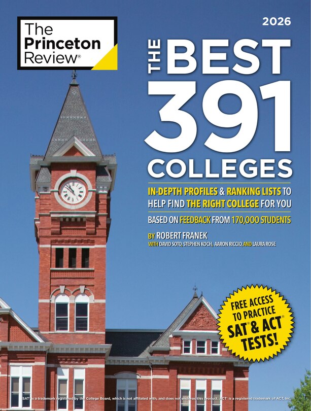 Front cover_The Best 391 Colleges, 2026