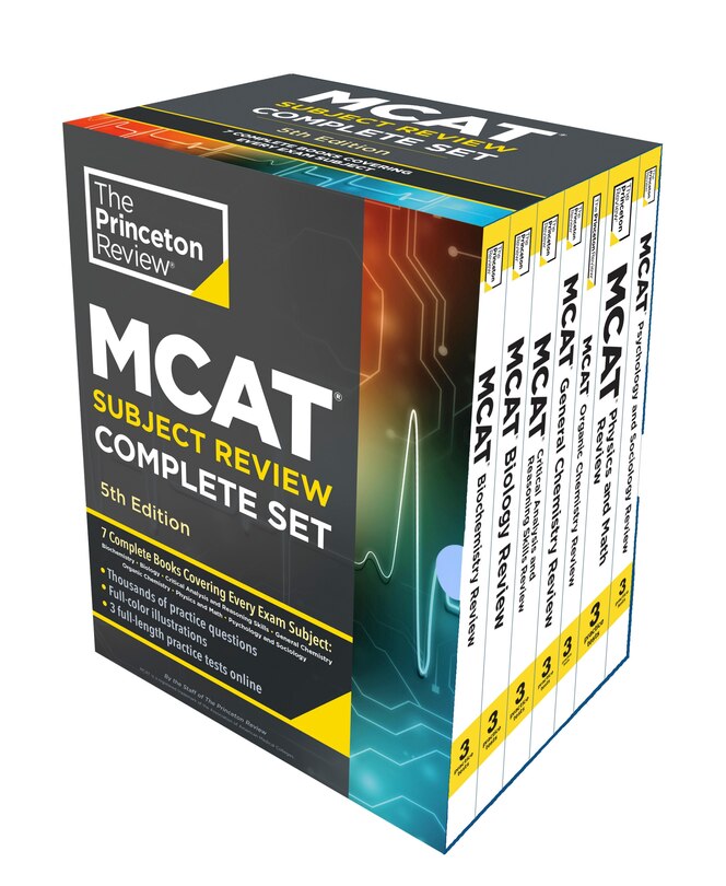 Front cover_Princeton Review MCAT Subject Review Complete Box Set, 5th Edition