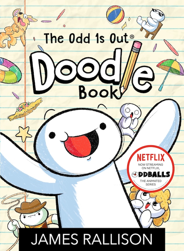Front cover_The Odd 1s Out Doodle Book