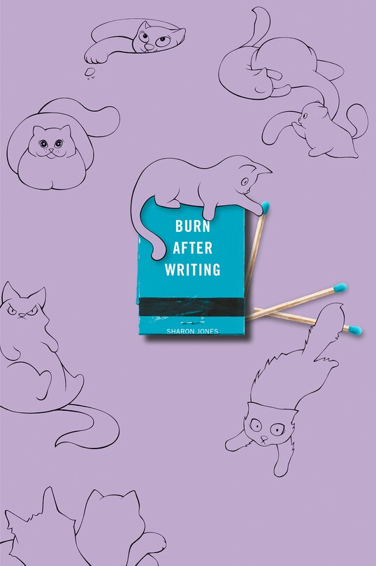 Front cover_Burn After Writing (purple With Cats)