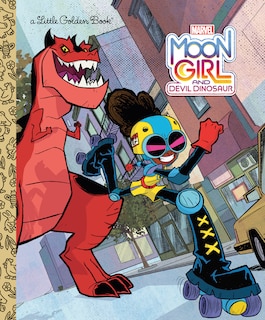 Front cover_Moon Girl And Devil Dinosaur Little Golden Book (marvel)