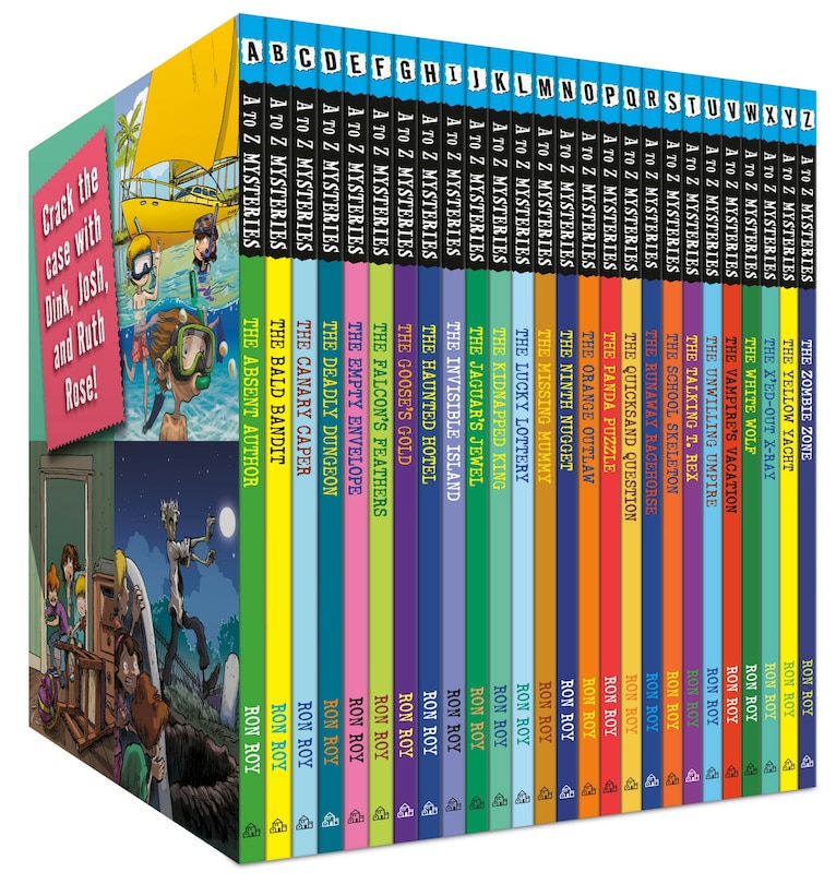 Front cover_A To Z Mysteries Boxed Set: Every Mystery From A To Z!