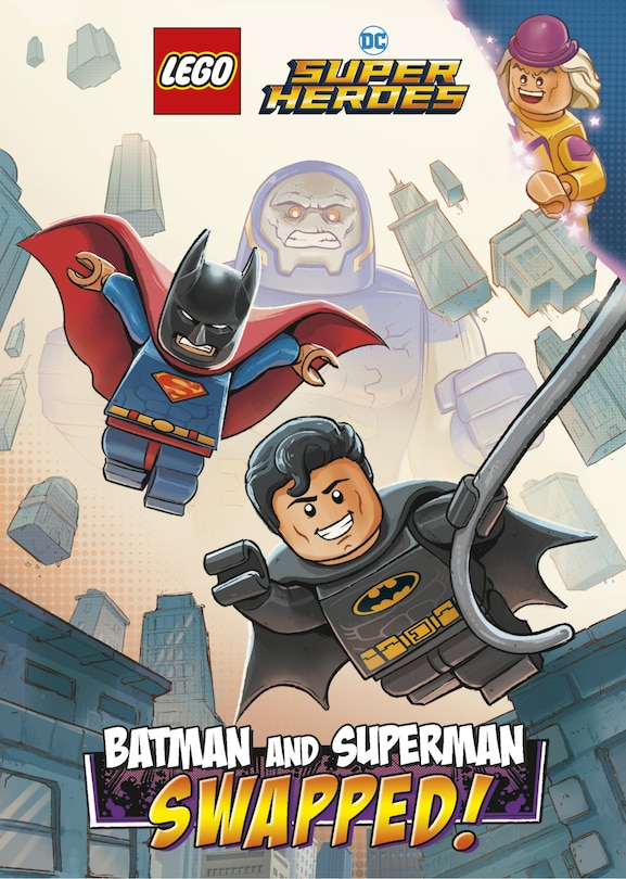 Front cover_Batman and Superman: SWAPPED! (LEGO DC Comics Super Heroes Chapter Book #1)