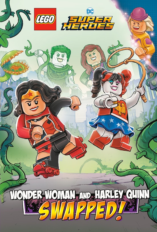 Front cover_Wonder Woman and Harley Quinn: SWAPPED! (LEGO DC Comics Super Heroes Chapter Book #2)