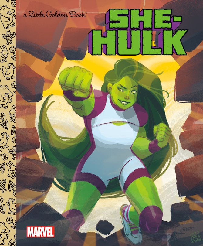 Front cover_She-Hulk Little Golden Book (Marvel)