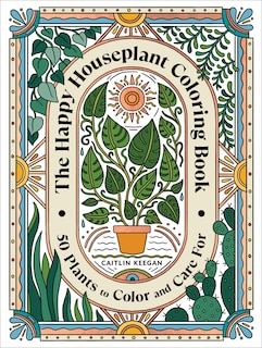 Front cover_The Happy Houseplant Coloring Book