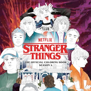 Front cover_Stranger Things: The Official Coloring Book, Season 4
