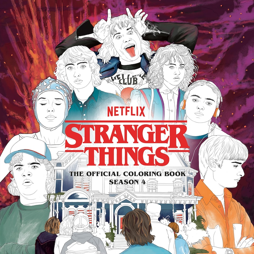 Front cover_Stranger Things: The Official Coloring Book, Season 4