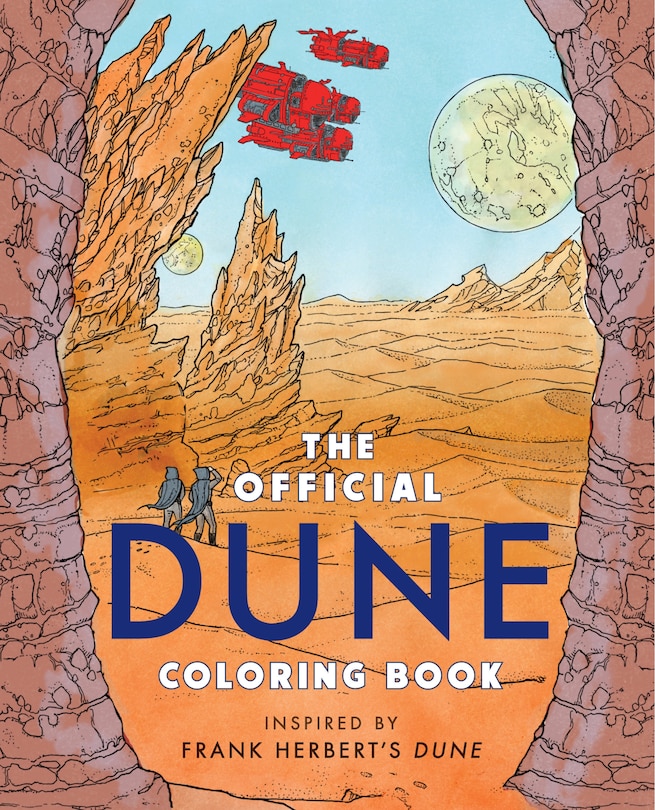 Front cover_The Official Dune Coloring Book