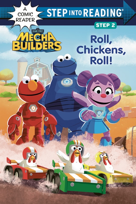 Front cover_Roll, Chickens, Roll! (Sesame Street Mecha Builders)