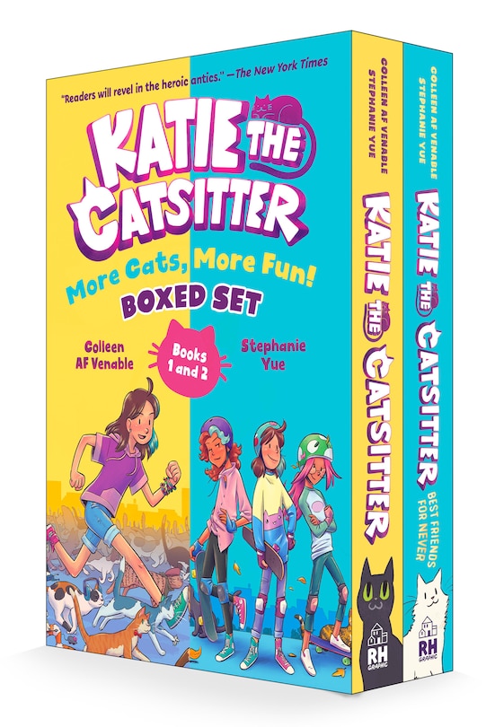 Front cover_Katie the Catsitter: More Cats, More Fun! Boxed Set (Books 1 and 2)