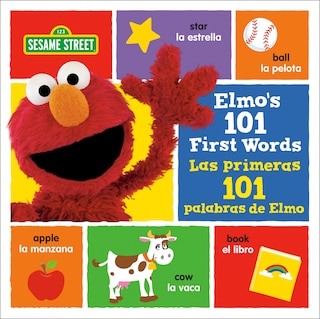 Front cover_Elmo's 101 First Words/Las primeras 101 palabras de Elmo (Sesame Street)