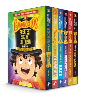 Couverture_Mr. Lemoncello's Greatest Box Set on Earth: 6 Books!
