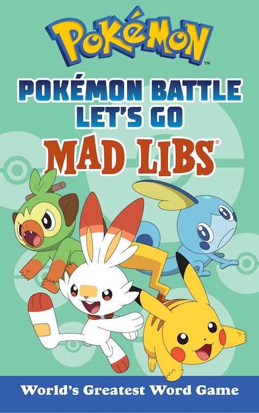 Front cover_Pokémon Battle Let's Go Mad Libs