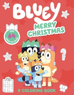Front cover_Bluey: Merry Christmas: A Coloring Book