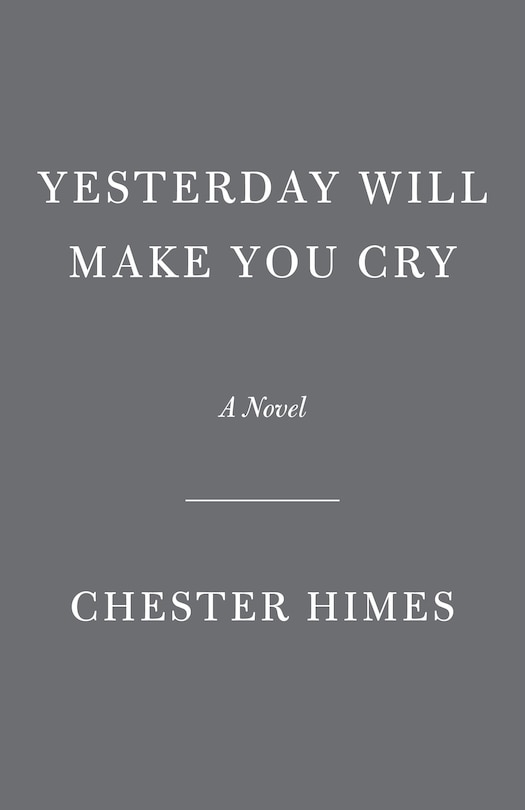 Front cover_Yesterday Will Make You Cry