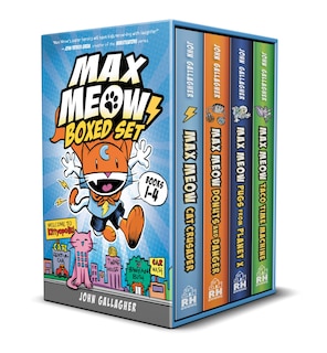 Front cover_Max Meow Boxed Set: Welcome to Kittyopolis (Books 1-4)