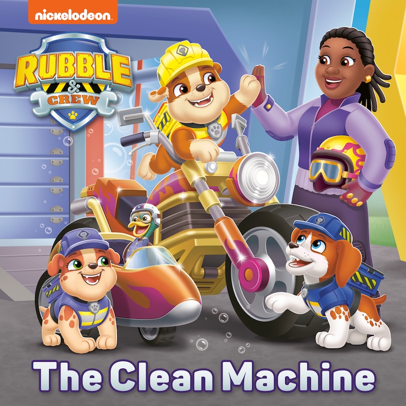 Front cover_The Clean Machine (PAW Patrol: Rubble & Crew)