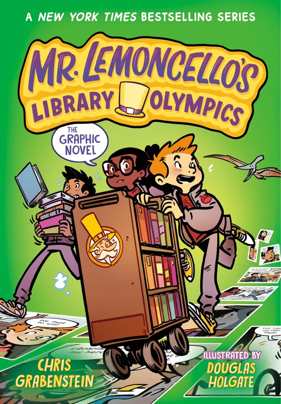 Front cover_Mr. Lemoncello's Library Olympics: The Graphic Novel