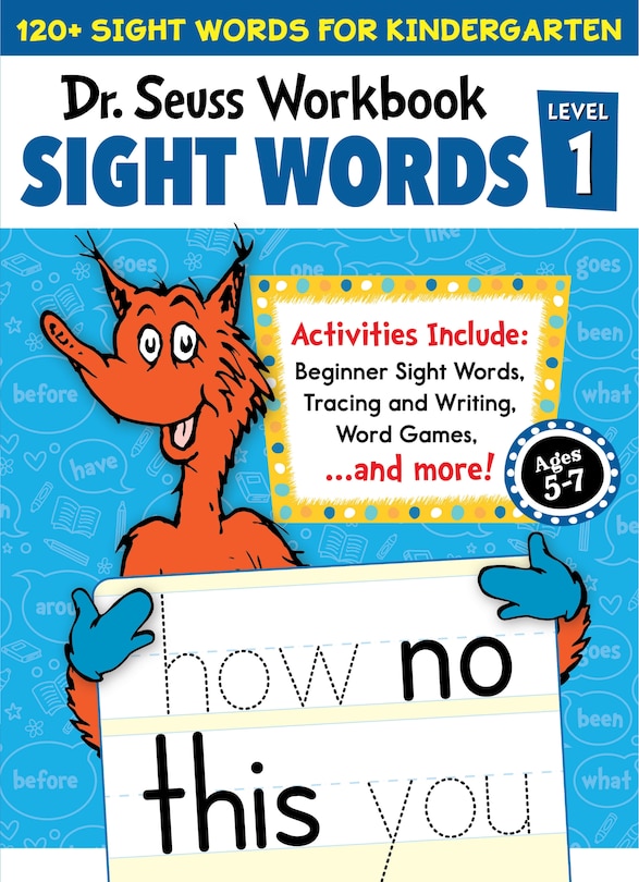 Couverture_Dr. Seuss Sight Words Level 1 Workbook