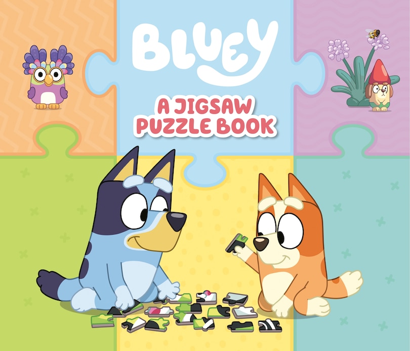 Front cover_Bluey: A Jigsaw Puzzle Book