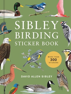 Front cover_Sibley Birding Sticker Book