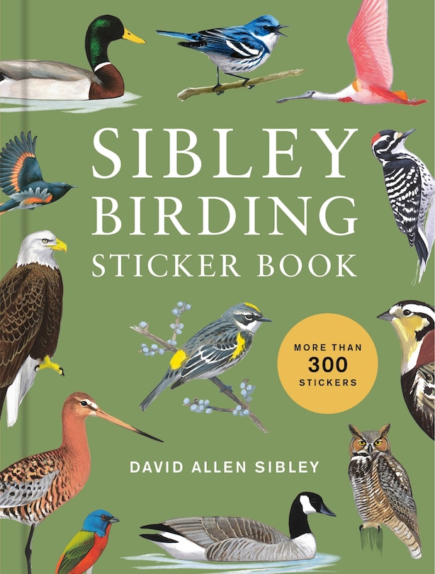 Front cover_Sibley Birding Sticker Book