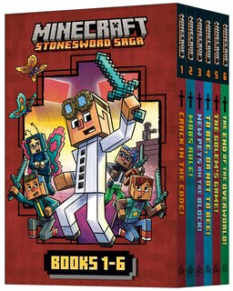 Front cover_Minecraft Stonesword Saga Chapter Book Boxed Set (Minecraft Stonesword Saga)