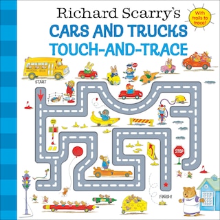 Front cover_Richard Scarry's Cars and Trucks Touch-and-Trace