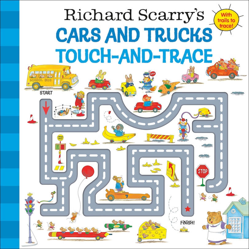 Front cover_Richard Scarry's Cars and Trucks Touch-and-Trace