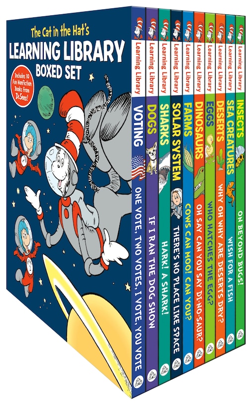 Front cover_The Cat in the Hat's Learning Library Boxed Set