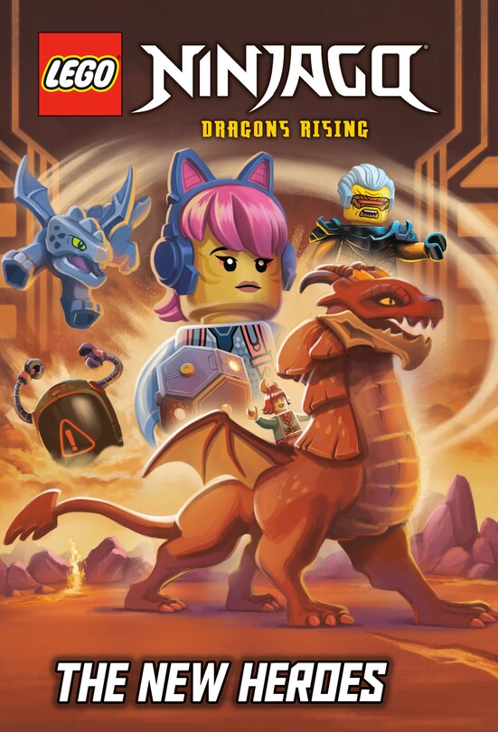 Front cover_The New Heroes (LEGO Ninjago: Dragons Rising)