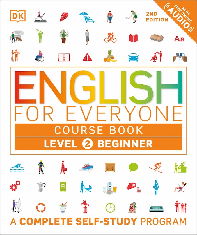 Front cover_English for Everyone Course Book Level 2 Beginner