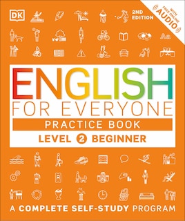 Front cover_English for Everyone Practice Book Level 2 Beginner