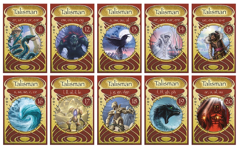 Front cover_Phonic Books Talisman Card Games, Boxes 11-20