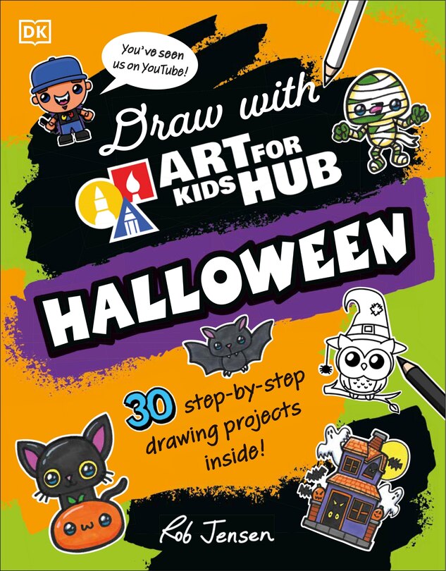 Front cover_Draw with Art for Kids Hub Halloween