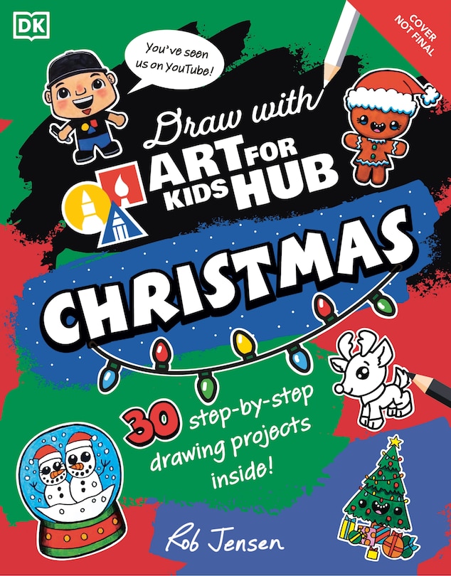 Front cover_Draw with Art for Kids Hub Christmas