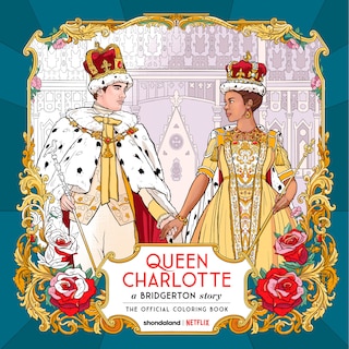 Front cover_Queen Charlotte, A Bridgerton Story: The Official Coloring Book