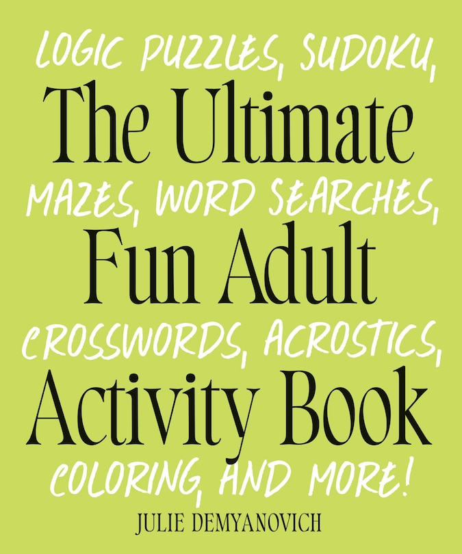 Front cover_The Ultimate Fun Adult Activity Book
