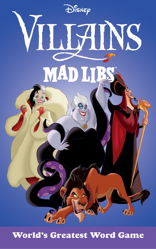 Front cover_Disney Villains Mad Libs