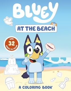 Front cover_Bluey: At the Beach: A Coloring Book