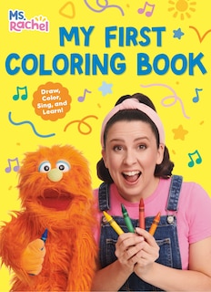 Front cover_My First Coloring Book (Ms. Rachel)