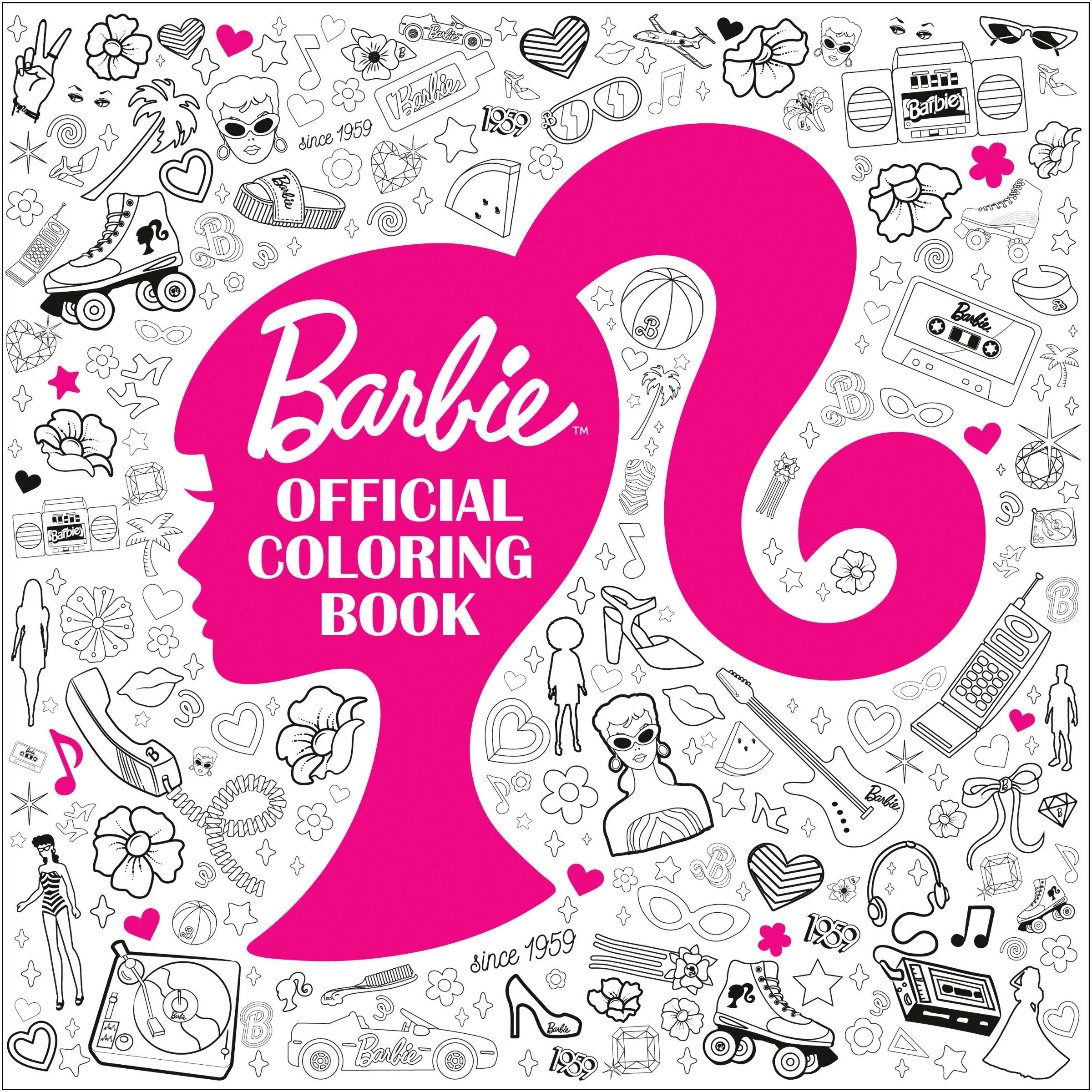 Barbie coloring books hot sale