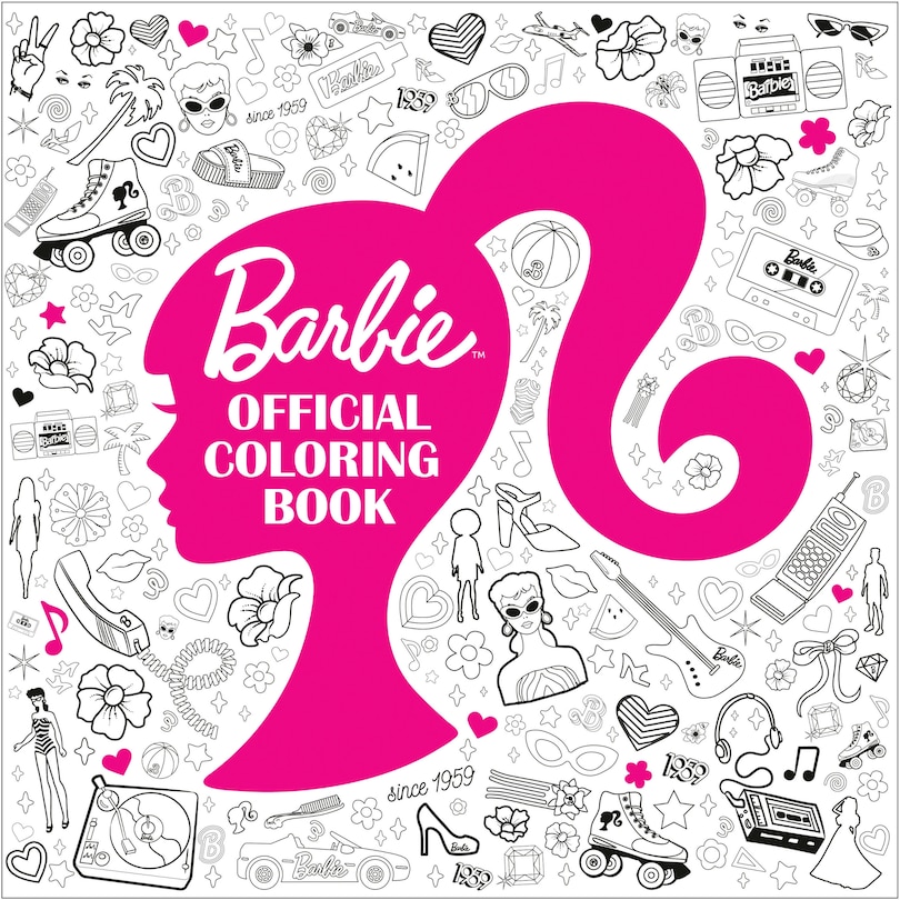 Front cover_Barbie: Official Coloring Book